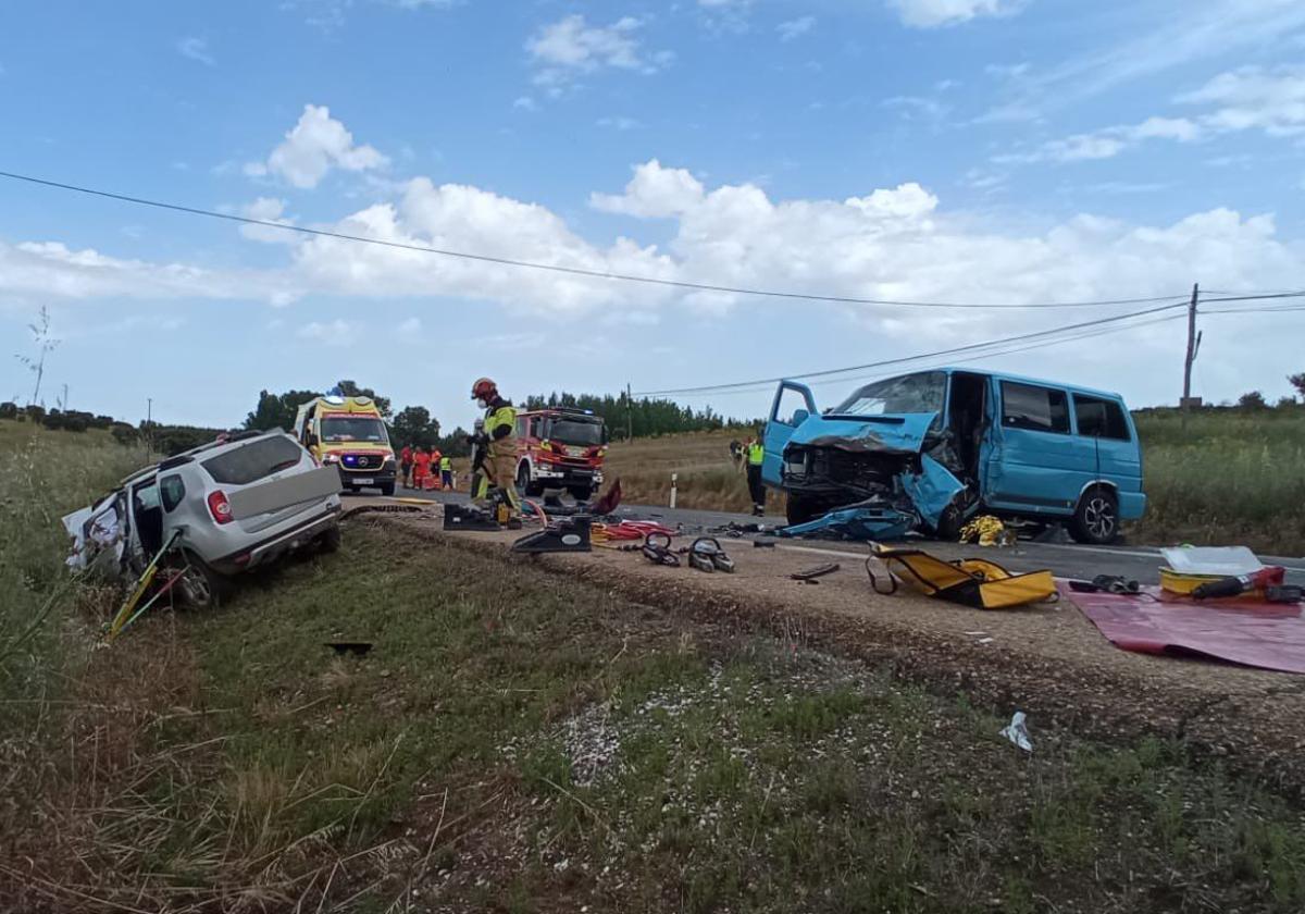 Un fallecido y un herido grave en un accidente vial en La Bañeza