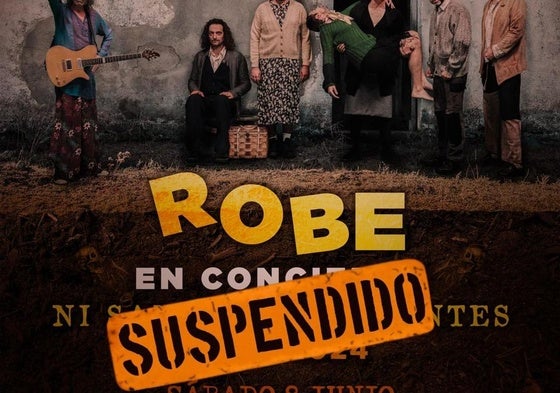 Suspendido el conciertode Robe en Ponferrada.