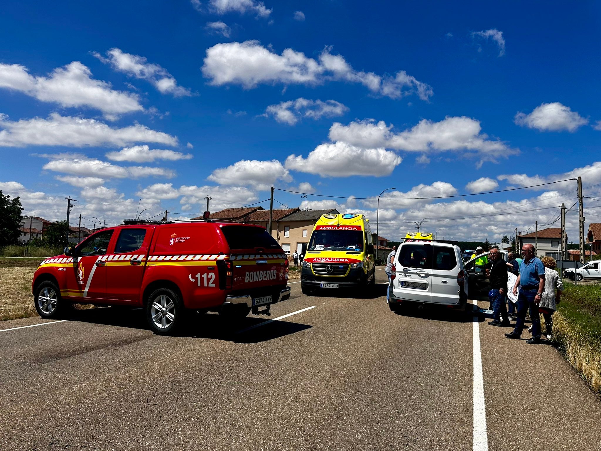 Imagen de la colisión entre los vehículos.