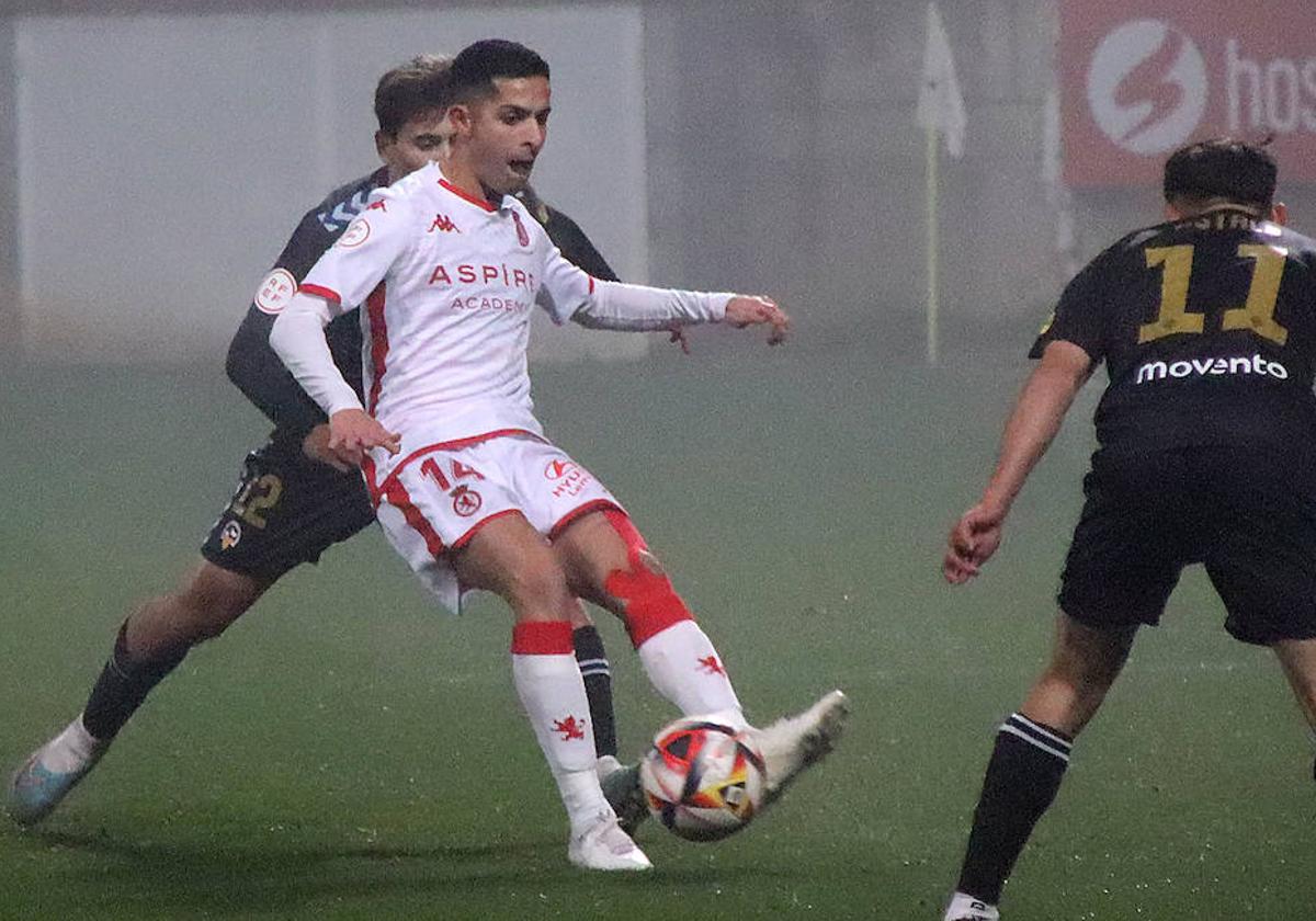 Bicho, en un partido con la Cultural.