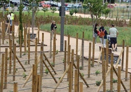 Inauguración del nuevo parque de las Tierras Leonesas.