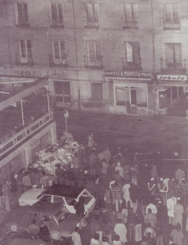 Calle General Lafuente con la Rúa. 1975.