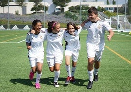 Imagen disfrutando del campus experience Real Madrid.