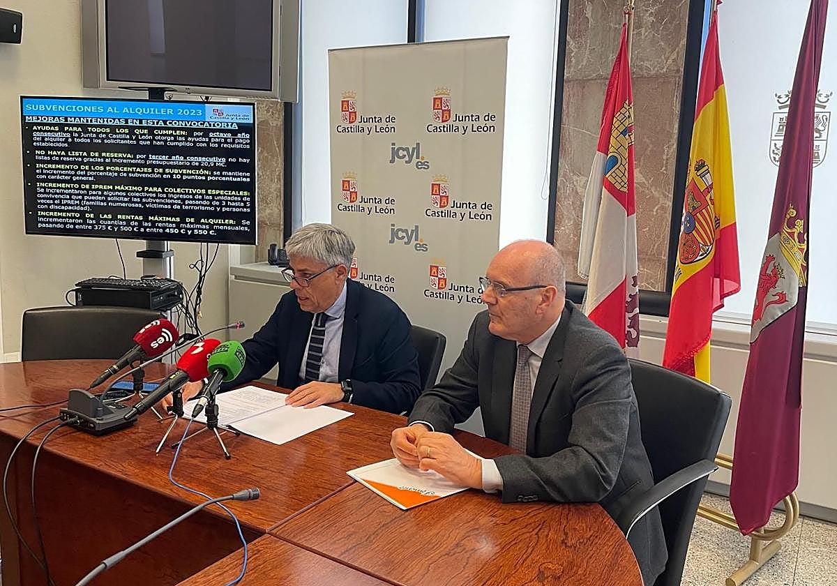 Presentación de las ayudas al alquiler en la delegación de la Junta en León.