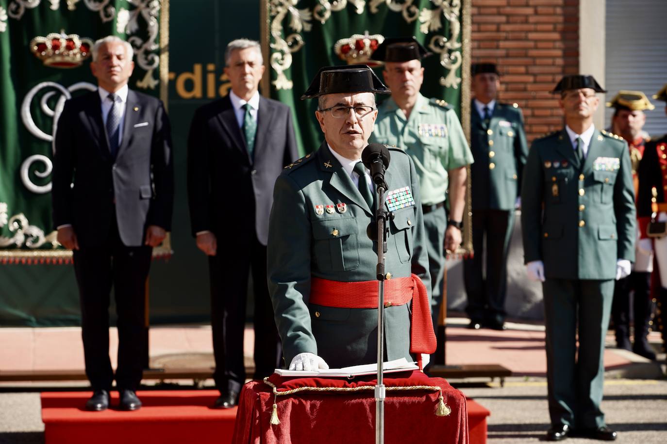 Toma de posesión del nuevo jefe de la Guardia Civil de Castilla y León