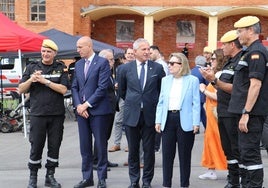 Imagen del acto realizado en la Base Conde Gazola.