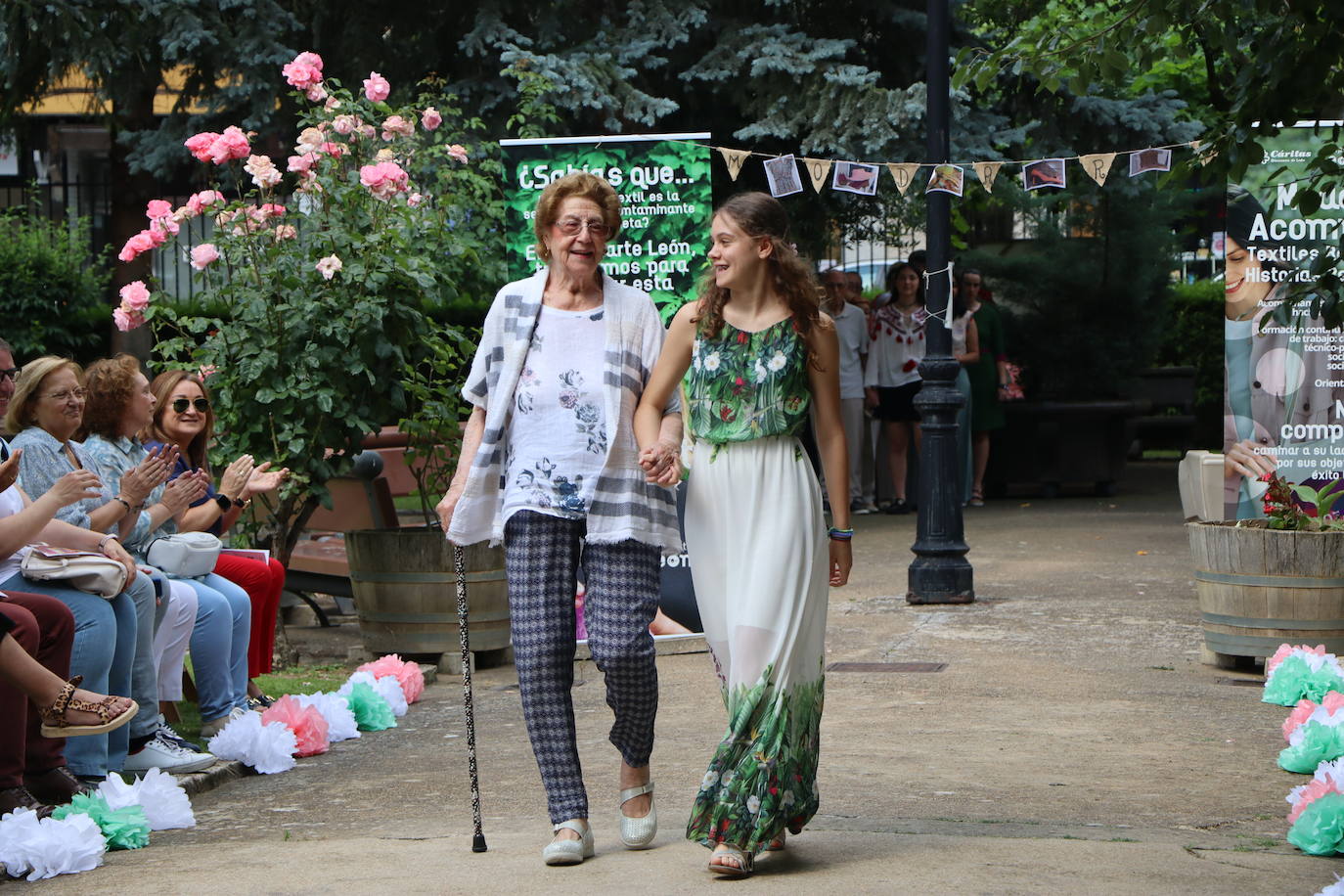 Desfile de moda en León con una participación de lo más especial