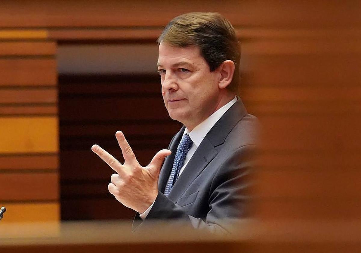 Turno de réplica del presidente de la Junta Alfonso Fernández Mañueco en el Debate de política general de la Junta de Castilla y León.