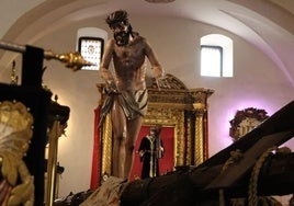 El expolio y Jesús Nazareno en la capilla de Santa Nonia.