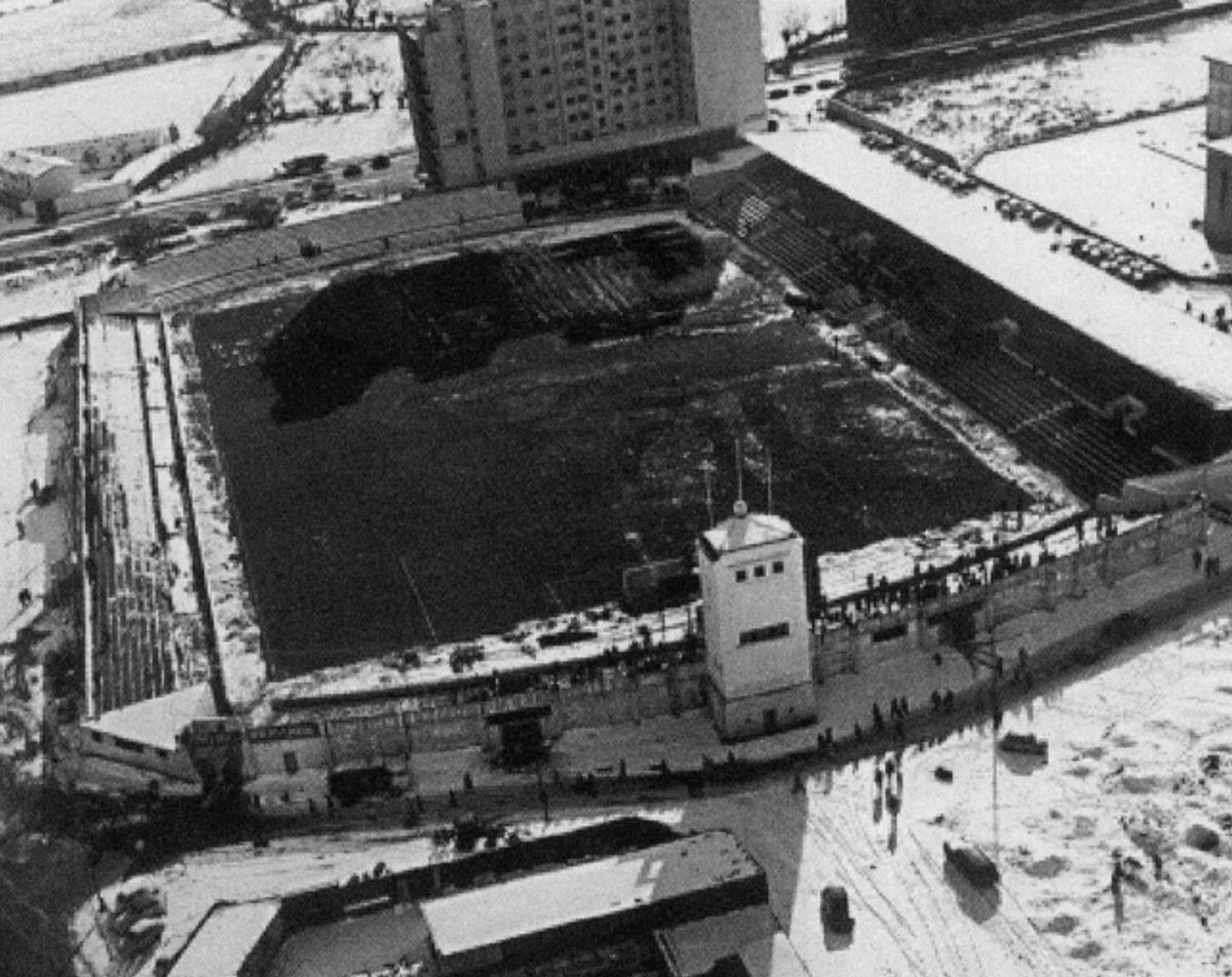 Estadio de la Puentecilla. 1965.