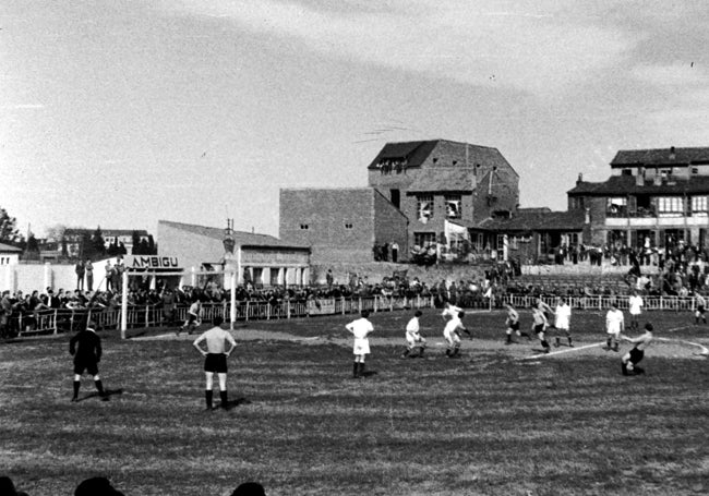 Partido en La Corredera. Antes de 1955