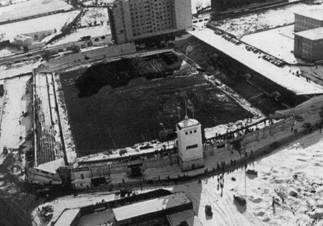 Estadio La Puentecilla. 1965.