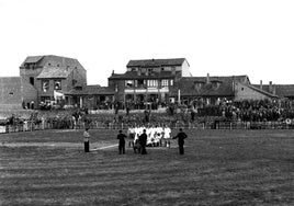 Partido en el Estadio de la Corredera.