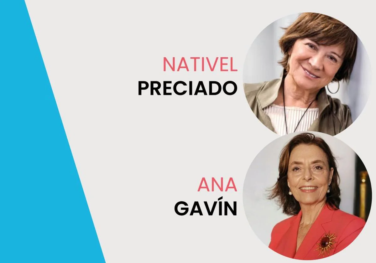 Nativel Preciado y Ana Gavín.