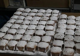 Imagen de los dulces del Monasterio de Santa Cruz.