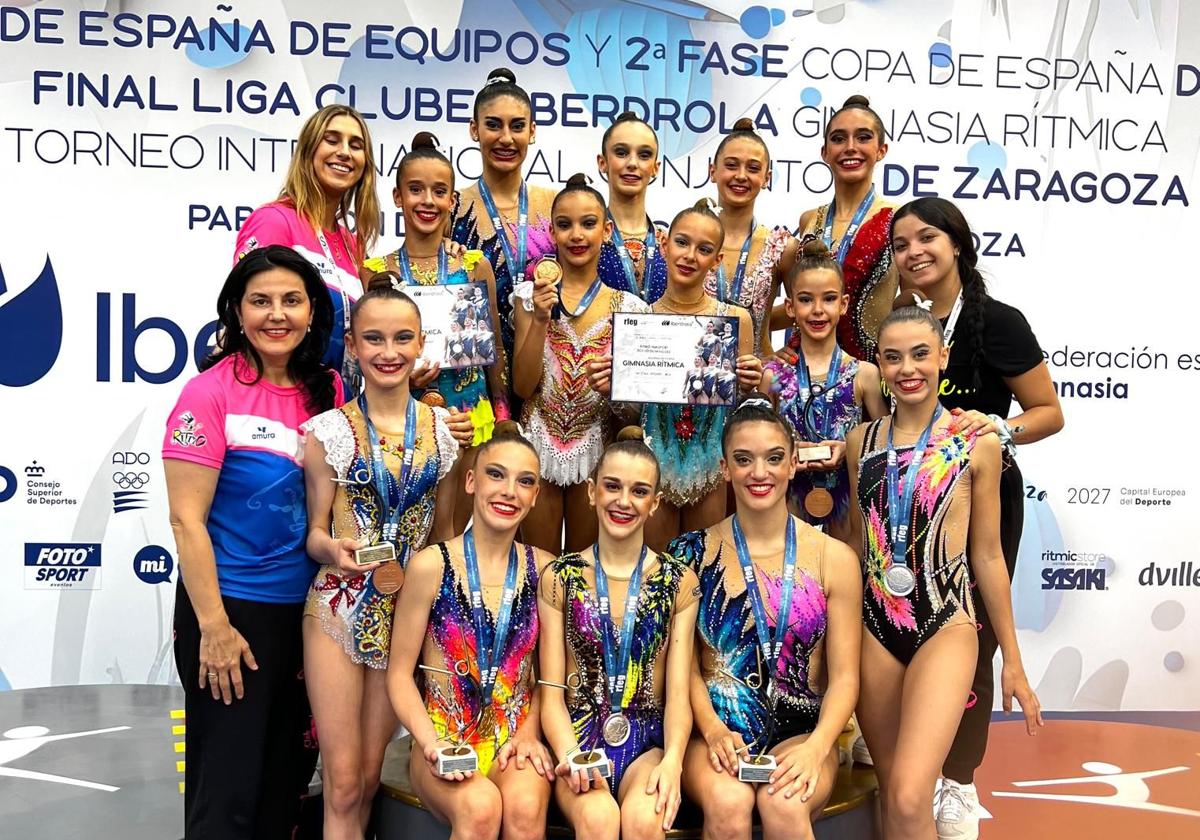 El Club Ritmo, en el Campeonato de España de equipos.