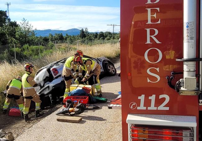 Imagen del accidente.
