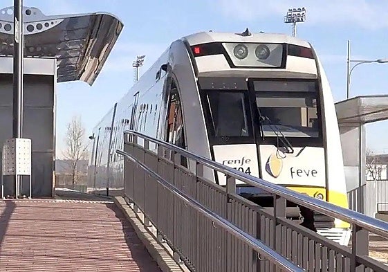 Imagen de archivo de un tren.