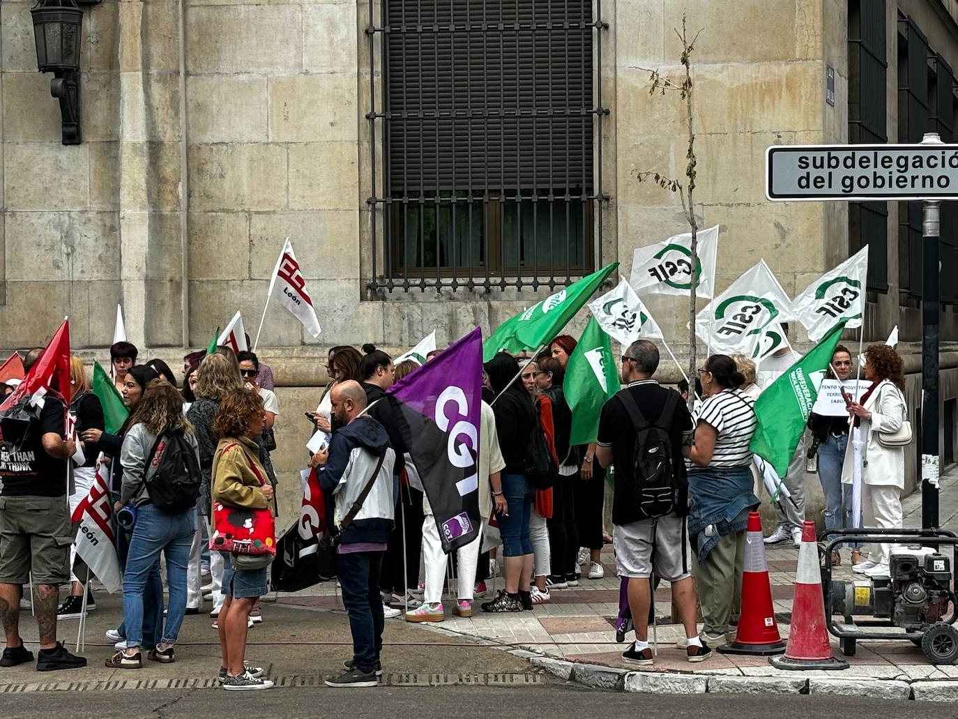 Movilización de Atento en León