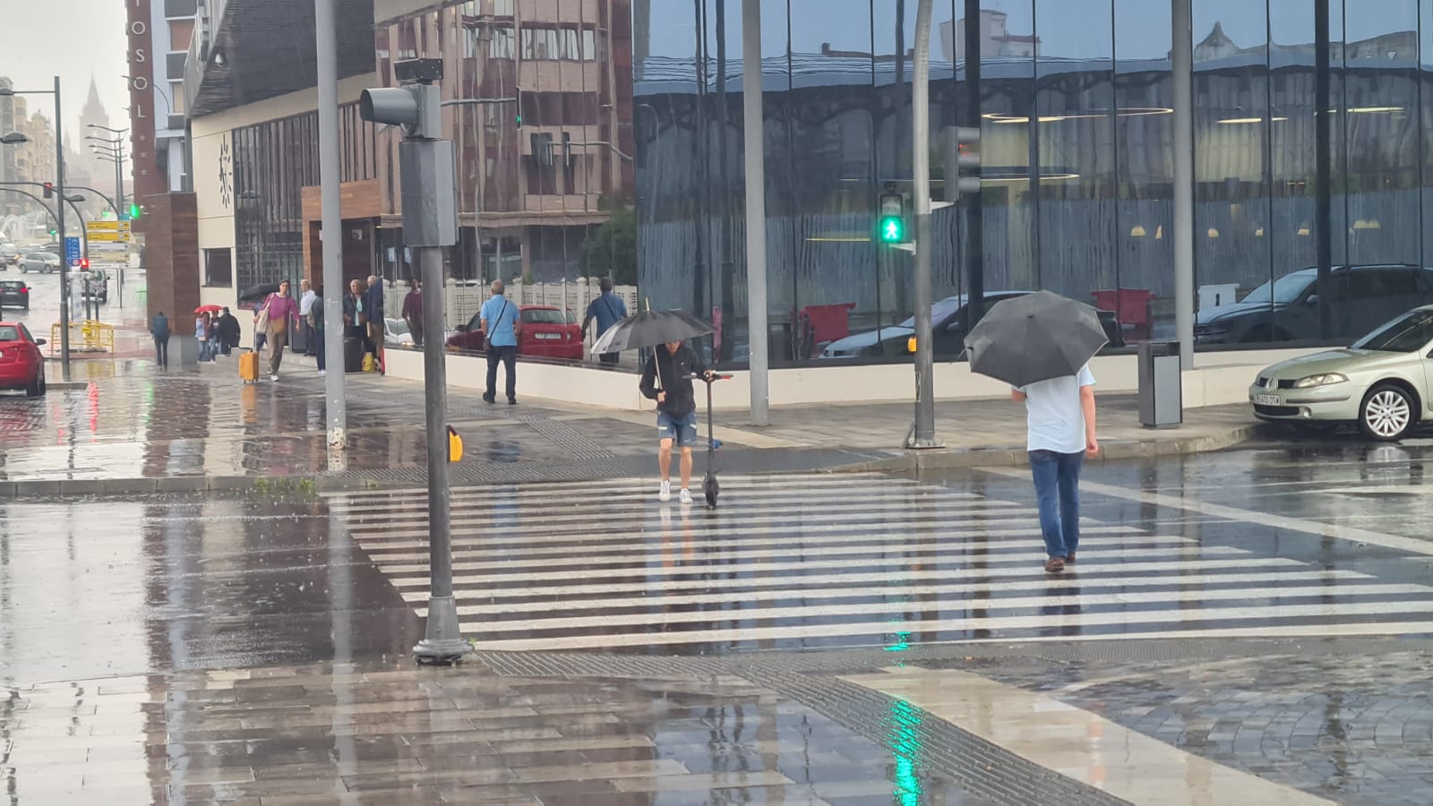 La lluvia sorprende de nuevo a los leoneses en pleno mes de julio