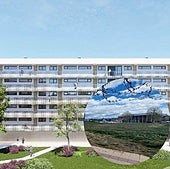 Reticencias entre los vecinos por el edificio de cinco plantas para alquiler en La Palomera