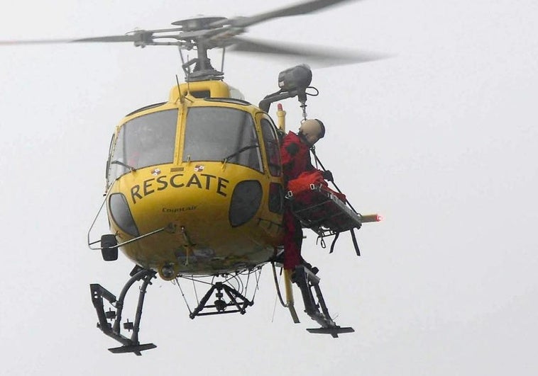 Imagen de archivo de un helicóptero de rescate.