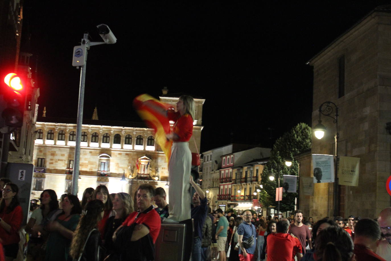 Las mejores imágenes de la celebración de la victoria en León