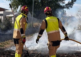 Los Bomberos intervienen en un incendio en Armunia sin lamentar daños