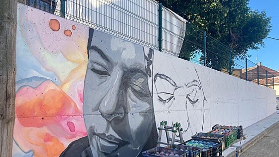 Un grafiti internacional para San Millán de los Caballeros