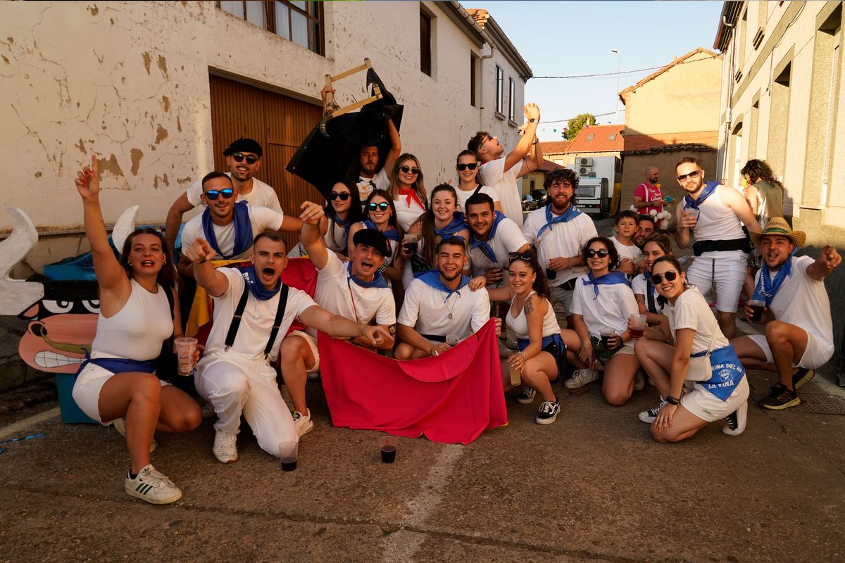 Desfile de carrozas en Santa Marina del Rey