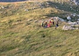 Rescate de un montañero en Torre wSanta.