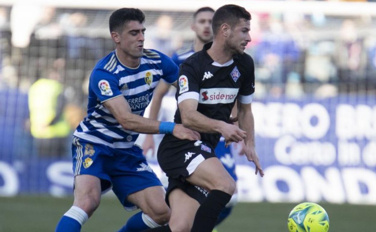 Pascanu, en un partido con la Deportiva.