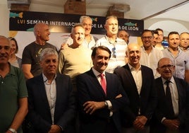 Juan Carlos Suárez-Quiñones y José Antonio Diez Díaz en la presentación de la Semana Internacional de la Trucha de León.