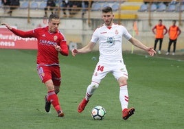 David García, en un partido con la Cultural.