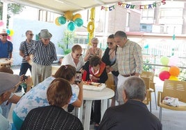 Imagen del cumpleaños de María de los Ángeles Geijo.