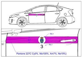 Boceto del nuevo autotaxi.