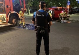 Lugar donde se produjo el accidente.