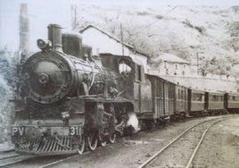 Imagen histórica del Tren Turístico Ponfeblino.