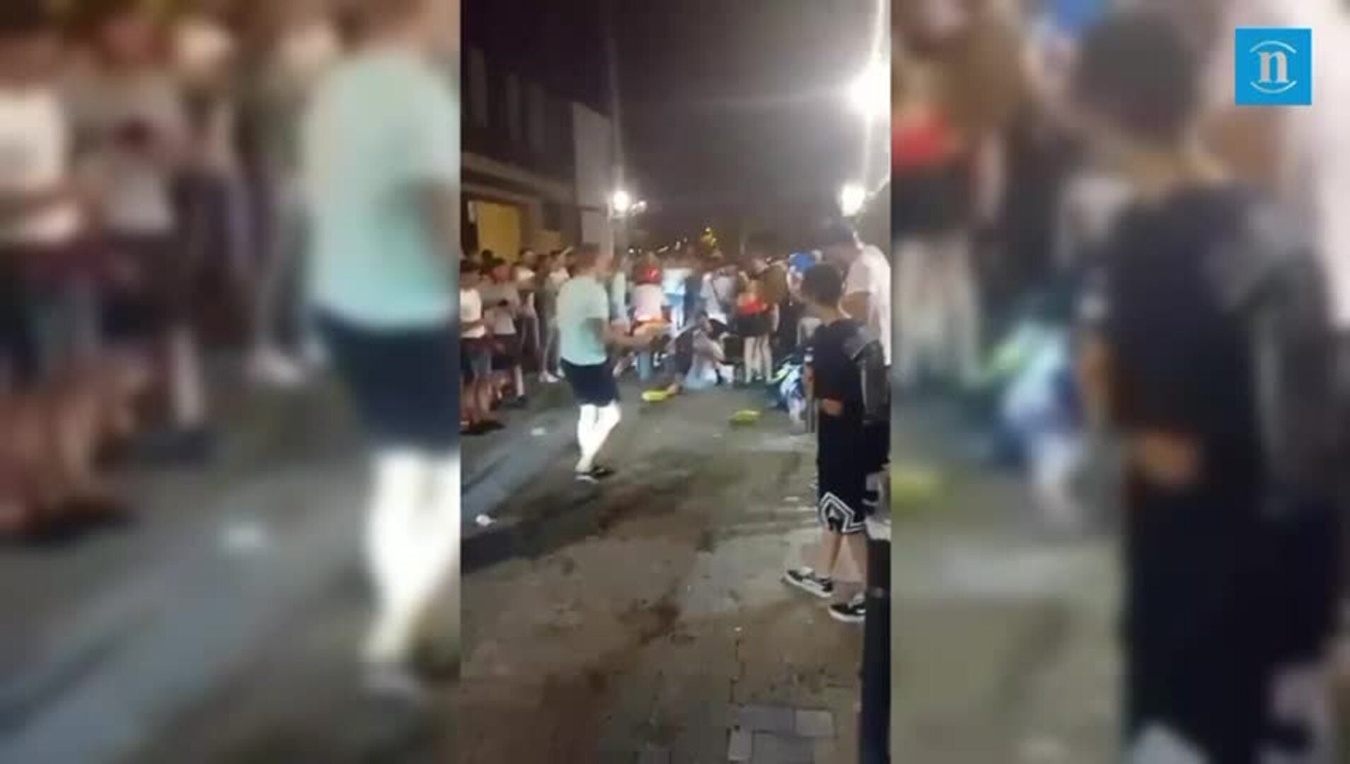 Video del atropello a una mujer en La Bañeza