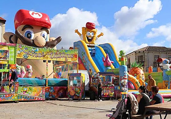 Colchonetas para los más pequeños en las fiestas de Boñar