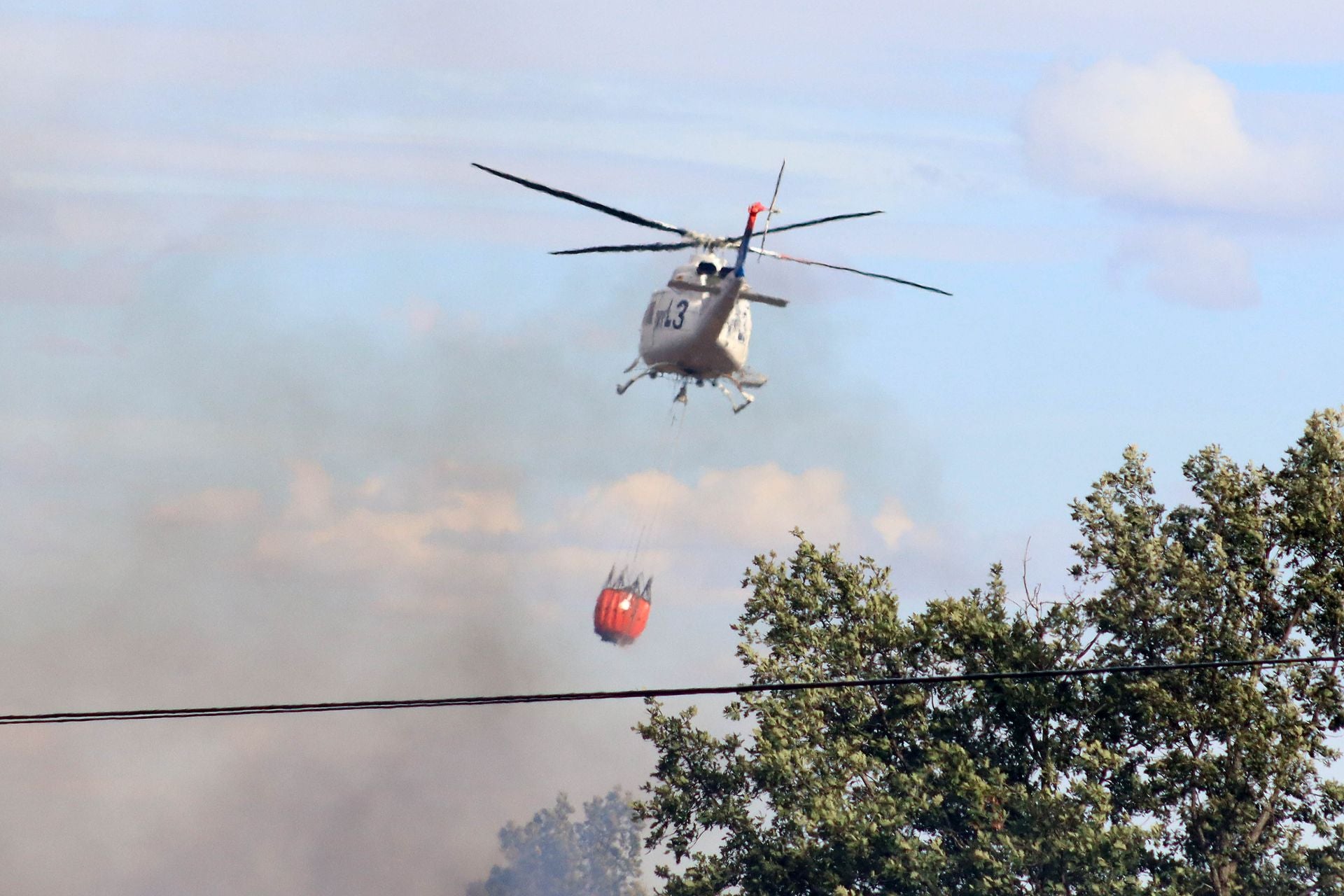 Incendio en Valverde de La Virgen