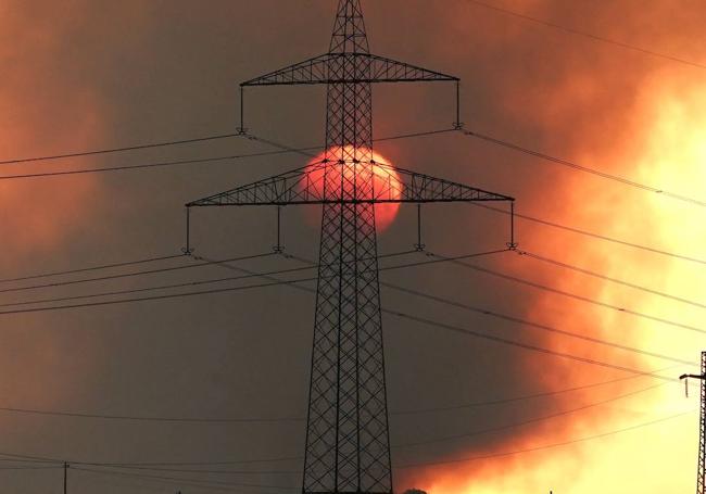 Incendio de nivel 2 en Castrillo de los Polvazares (León)