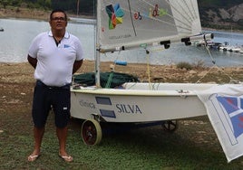 Ángel Puente, vicepresidente de la Federación de Castilla y León de Vela.