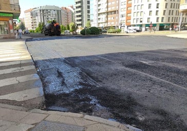 El asfaltado continúa en León en tres calles de la capital