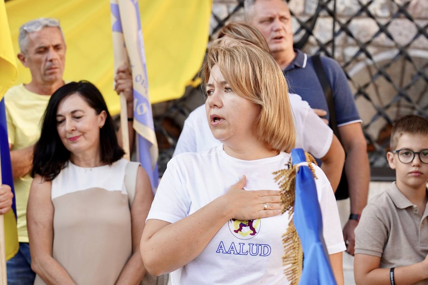 Concentración por el Día de la Independencia de Ucrania