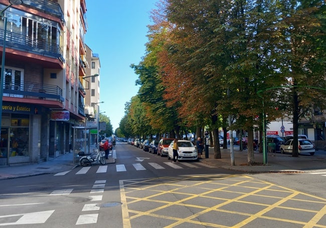 Actual avenida de José Aguado. 2024.