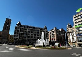 Centro de la capital en un día de verano.