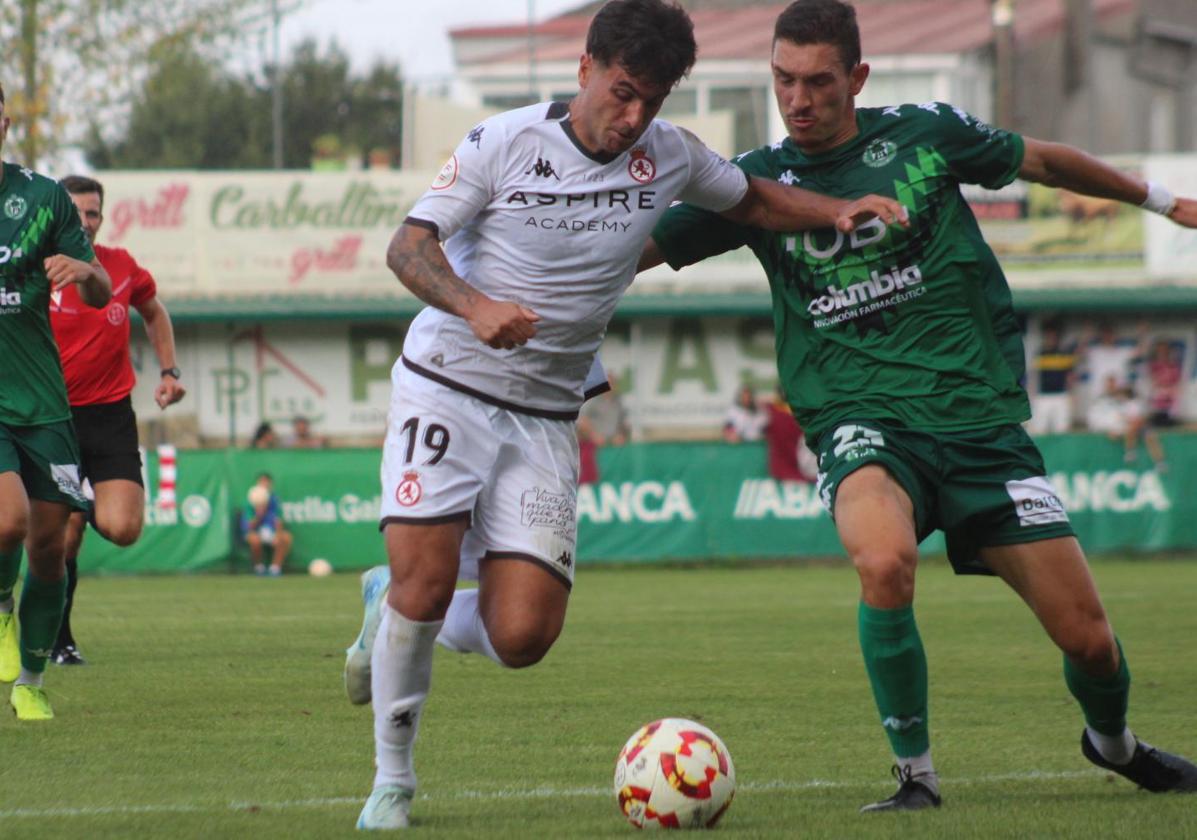 Antón Escobar, en el partido ante el Arenteiro.