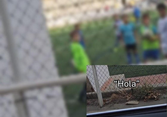 Grabación en redes sociales del propio taxista.