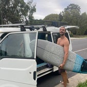 El fisio leonés que vive en una furgoneta en Australia